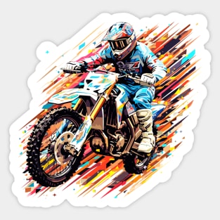 Moto Racing Fast Speed Competition Abstract Sticker